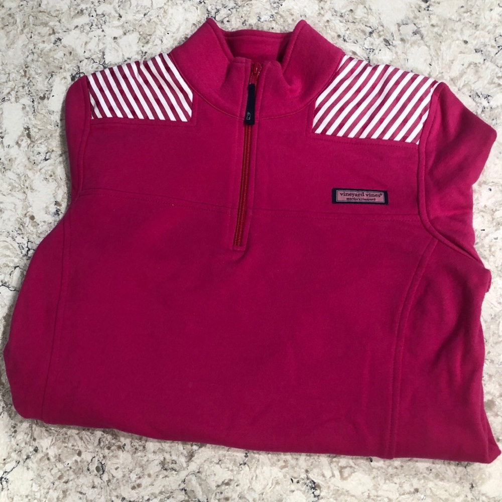 Vineyard Vines hot pink shepshirt